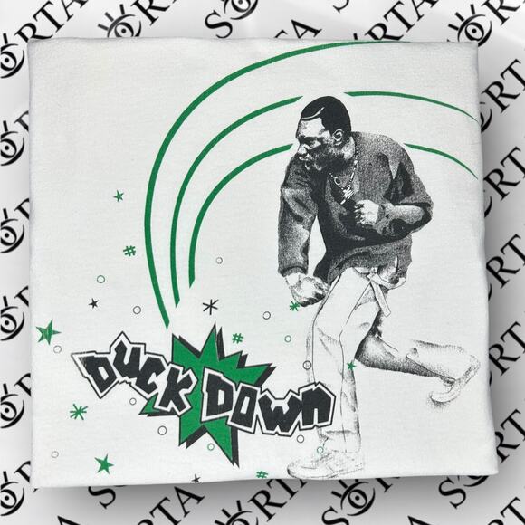 VTG 90s KRS-1 Boogie Down Production Duck Down Records Shirt Hip Hop Rap Size XL - Picture 3 of 16